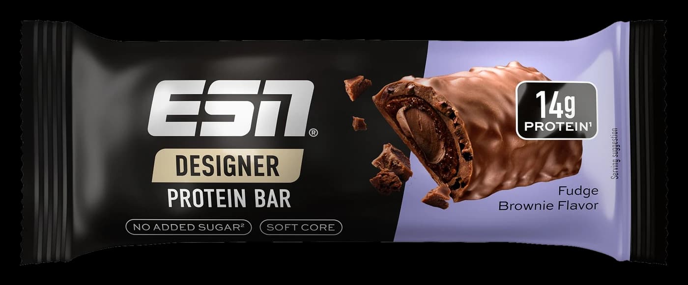 ESN Designer Protein Bar, Sorte Fudge Brownie