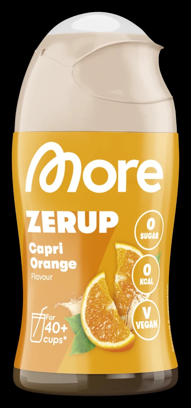 More Nutrition Zerup Zero Sirup, Sorte Capri Orange
