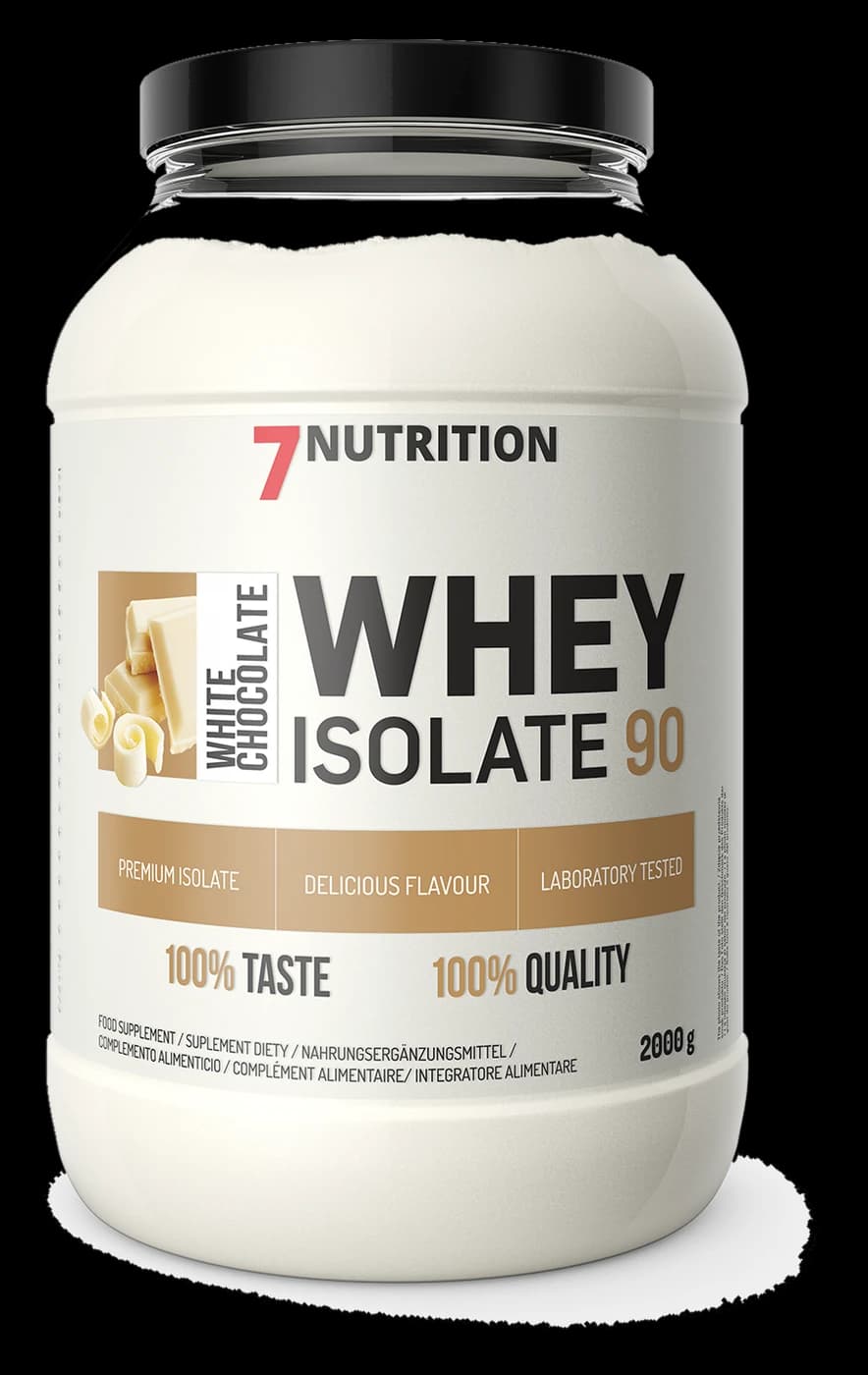 7Nutrition Whey Isolate 90, Sorte White Chocolate